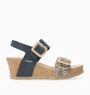 Sandales LISSIA bleues foncé