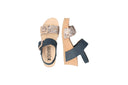 Sandales LISSIA bleues foncé