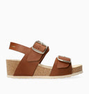 Sandales VIOLETT marrons foncé