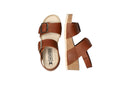 Sandales VIOLETT marrons foncé