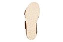Sandales VIOLETT marrons foncé