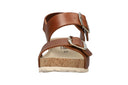 Sandales VIOLETT marrons foncé