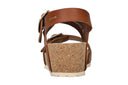 Sandales VIOLETT marrons foncé