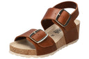 Sandales VIOLETT marrons foncé