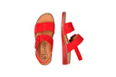 Sandales MELYSA rouges