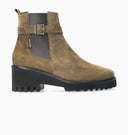 Bottines à talon FAUVE Vertes
