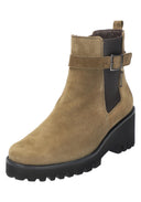 Bottines à talon FAUVE Vertes