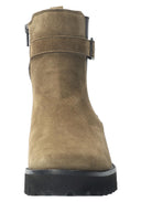 Bottines à talon FAUVE Vertes