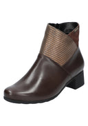 Bottines à talon GARITA marrons foncées