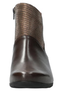 Bottines à talon GARITA marrons foncées
