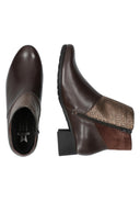 Bottines à talon GARITA marrons foncées