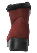 Bottines ILKA Rouges foncées