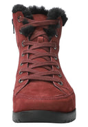 Bottines ILKA Rouges foncées