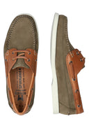 Chaussures bateau BOATING vertes  