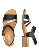 Sandales à talon NIKOLIA noires