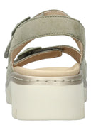Sandales à talon AMIRA Kaki clair