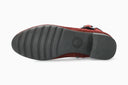 Bottines A Talon GIANINA rouges Foncé