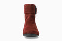 Bottines A Talon GIANINA rouges Foncé