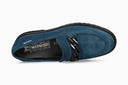 Mocassins SALKA bleues foncé