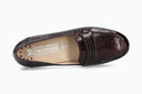 Mocassins DIVA rouges Foncé