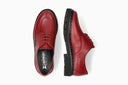 Derbies Goodyear Welt / Norvegien SOLINE rouges  