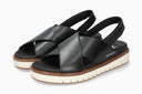 Sandales BLANCHE noires