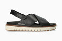 Sandales BLANCHE noires