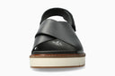 Sandales BLANCHE noires