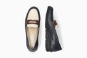 Mocassins DIVA bleues Foncé