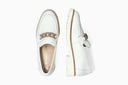 Mocassins SALKA blanches