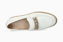 Mocassins SALKA blanches
