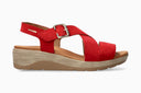 Sandales CLAUDINE rouges