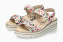 Sandales A Talon CLARA multicolores