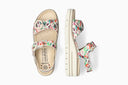 Sandales A Talon CLARA multicolores