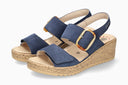 Sandales A Talon NASMA bleues