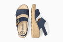 Sandales A Talon NASMA bleues