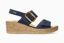 Sandales A Talon NASMA bleues