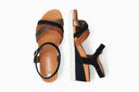 Sandales A Talon YRENA bleues Foncé