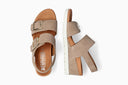 Sandales A Talon YSABEL beiges