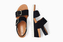Sandales A Talon YSABEL bleues Foncé