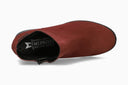 Bottines IDORA rouges foncé