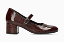 Ballerines TOPAZE rouges foncé