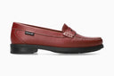 Mocassins NEDA rouges foncé