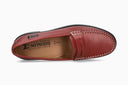 Mocassins NEDA rouges foncé