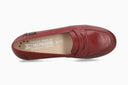 Mocassins DIVA rouge foncé