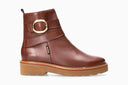 Bottines à talon OLLIA marron foncé