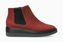 Bottines BIONDA rouge foncé