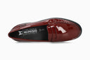 Mocassins NEDA rouge foncé