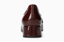 Mocassins JOSEPHINE rouge foncé