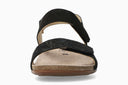 Sandales voûte liège AGAVE noires